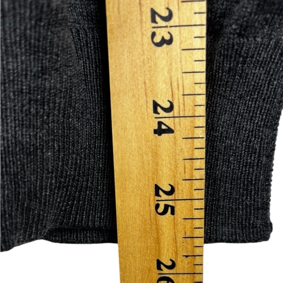 Men’s Banana Republic Silk Cashmere 1/4 Zip Sweater Size M Dark gray Business - Picture 9 of 9